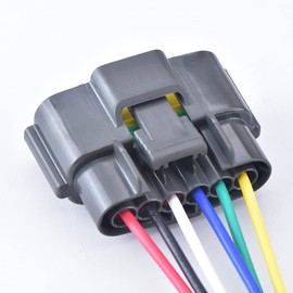 DECKBU 6 Pin Accelerate Pedal Waterproof Plug Automotive Electrical Harness Connector for Nissan