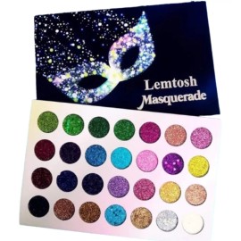 LEMTOSH MASQUERADE Paleta Sombras Glitter Prensado Lemtosh Masquerade 28 Tonos