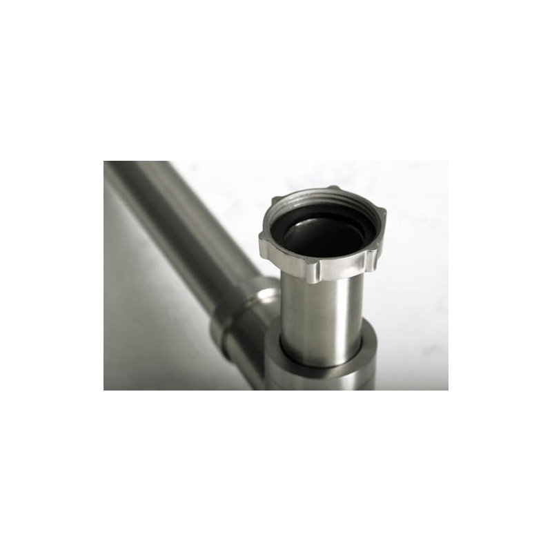 DAX Brass Sink P Trap, Matte Black