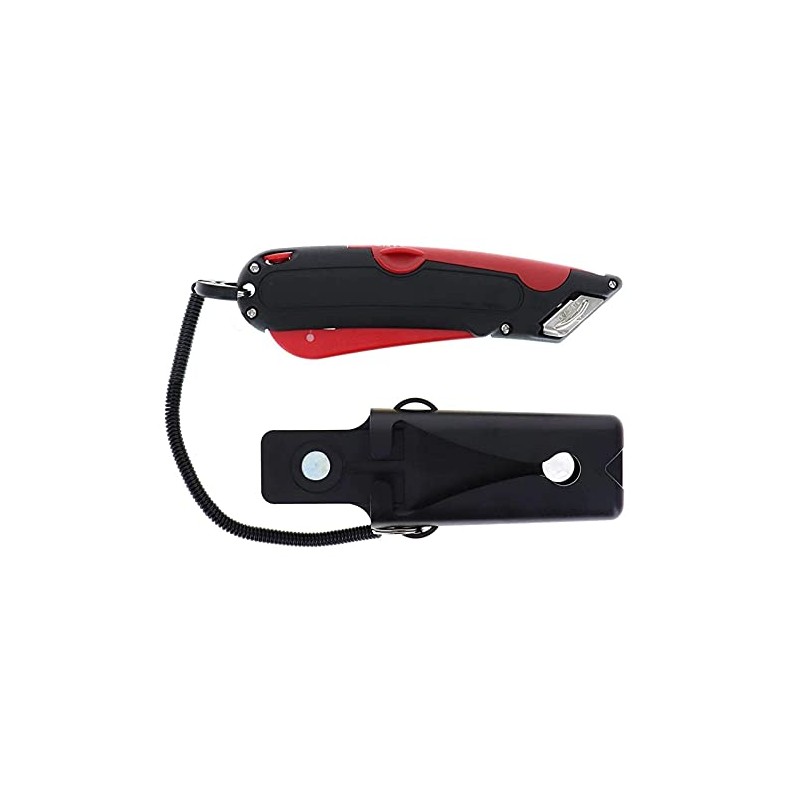 Veltec EZ-1000 Safety Box Cutter Utility Knife, 3 Blade Depth