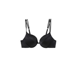 Intimissimi Woman's Simona Super Push-up Bra in Silk in Black, Size 38B