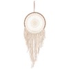 Something Different Cream String Dreamcatcher, Steel, White, 32 x 1