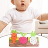 Perfeclan Busy Wooden DIY Accessories Carrots Preschool DIY Enlightenment Child
