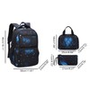 JiaYou Space Pattern Galaxy Backpack Boys Primary Junior Middle School