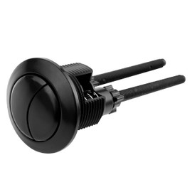 Ultra Toilet Push Button Flush Replacement Dual Flush Cistern Valve, Ideal Replacement Round Flush Button Kit & More for Standard Dual Button Mechanism UK Toilets Wc Double Push Down Flusher Button