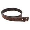 BC Belts Womens Leather Belt Strap with Embossed Western Scrollwork