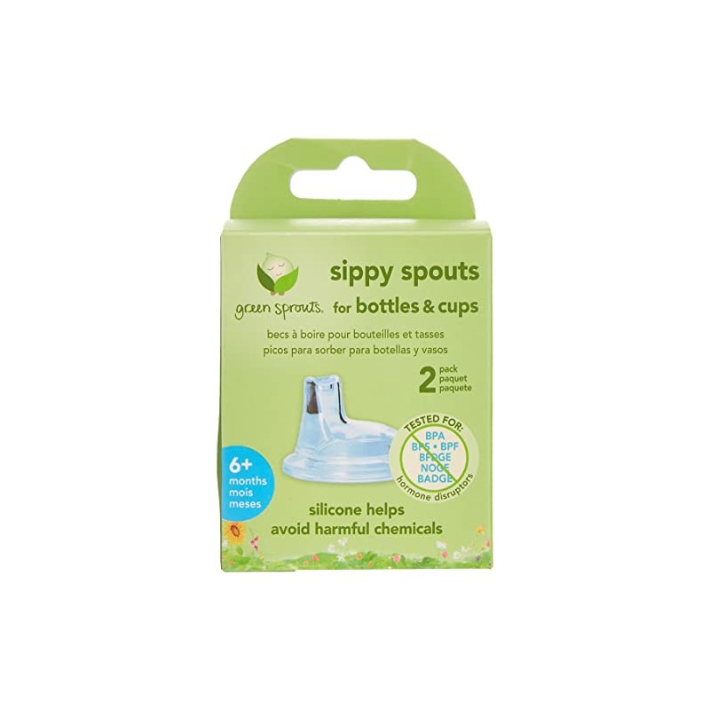 Sippy Spouts for Bottles and Cups (2 Pack)
