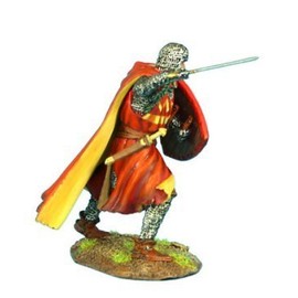 First Legion CRU071 Crusader Knight with Cloak with Sergines Family Heraldry