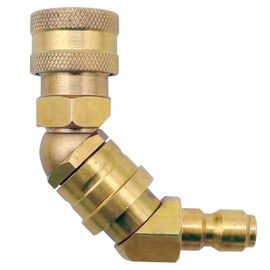 Wand Wizard Adjustable Pressure Washer Attachment Nozzle - Rotating Adjustable High Pressure Spray Tip - 1/4"
