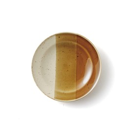 TAMAKI T-942925 One Third Plate, 6.7 inches (17 cm), Diameter 6.7 inches (17 cm), Height 0.9 inches (2.4 cm), Brown
