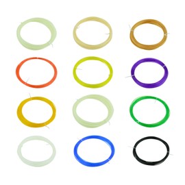 Shop72-3D Pen Filament Refills -1.75mm Filament Refills Each Roll 10 Meters - Multi-Pack12-3 One Size