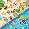 Tellegloww 24 Pcs Summer Refrigerator Diamond Painting Magnets Sea Beach