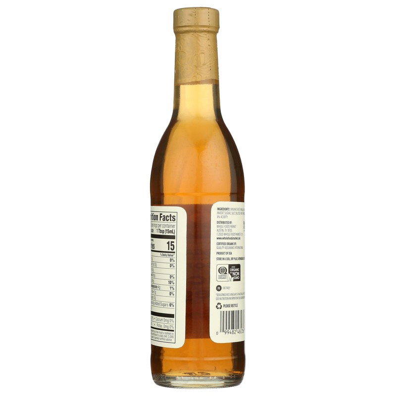 365 Everyday Value Organic Rice Vinegar, Seasoned, 12.7 oz, 12.7
