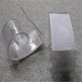 25pcs 3-4.5 cm Transparent Plastic Wedding Banquet Table Skirting Clips