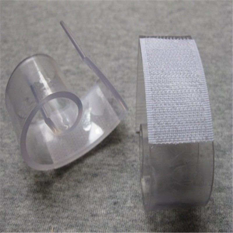 25pcs 3-4.5 cm Transparent Plastic Wedding Banquet Table Skirting Clips