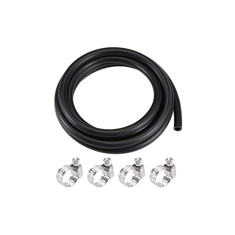 sourcing map Lubricating Oil Hose 6mm(1/4") ID 9mm OD 6.6ft