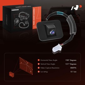 A-Premium Park Assist Camera Rear View Backup Reverse Camera Compatible with Select Nissan Models - 2019 2020 2021 2022 2023 2024 2025 Altima - Replace# 284426CA2A