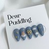 [Handmade Nail Tips] Starry Night Cloud Nail Tips - Petit