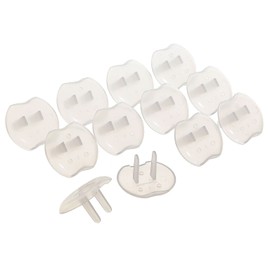 Dreambaby Electric Outlet Socket Plug Covers - Baby Home Safety Plugs Protector Guard - 12 Count - White - Model ‎L1021