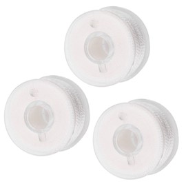 3 Pieces Water Soluble White PVA Bait Line Funnel System, 20M Fishing Line Tape Tool Accessories, Suitable for Bait Bags