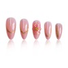 Almond Press on Nails Medium False Nails Pink Fake Nails