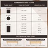 2 Pack Pearl Beige Tulle Table Runner with White Tablecloth