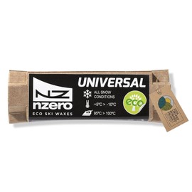 NZEROWAX - Eco Wax Block, 50g | Organic Natural Wax for Skiing, Snowboarding | Universal temperature conditions