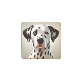 Wooden Fridge Magnet featuring a Dalmatian Dog Design, Perfect for Dog Lovers (mag-kf25-246)