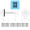 SS8® 25 x 35mm Screws Hex Head Self Tapping Roofing
