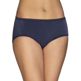 Vanity Fair Womens Body Shine Illumination Hipster, 8, Ghost Navy