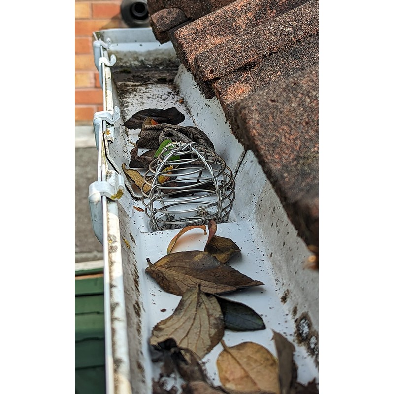 4 x Leaf Catcher Leaf Guard Gutter Leaf Catcher Rain