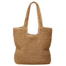 Straw Beach Tote Bag Hobo Bags Women Vintage Everything Summer Shoulder Beach Bag Cute Purse Work Travel Handbag 2024