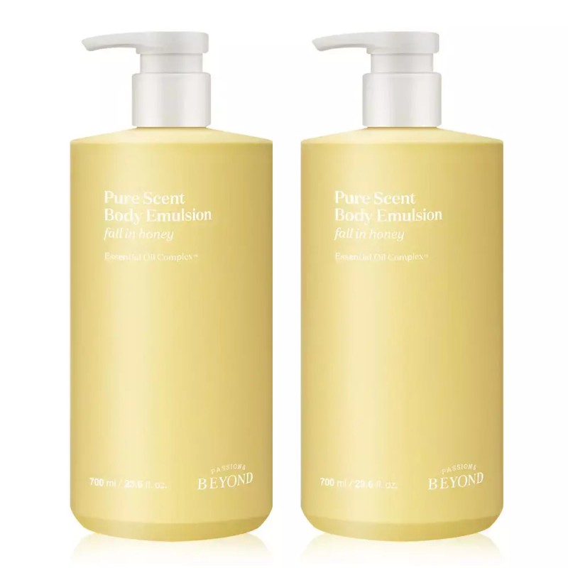 Beyond 비욘드 바디로션 대용량 퓨어센트 폴인허니 바디에멀전 700ml 2개 Beyond