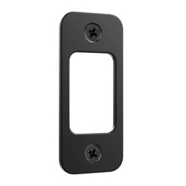 Deadbolt Strike Plate Door Backplate 1" x 2 1/4" Round Corner -(1-Pack)