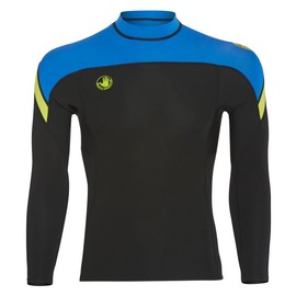 Body Glove Men's 1mm Neoprene Super Rover Long Sleeve Pullover Wetsuit Top Blue/Lime