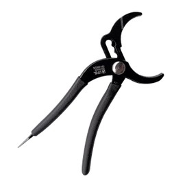 IPS PLIERS EX PP-230DS Pipe Pliers EX 9.1 inches (230 mm), Mouth Opening Maximum 3.0 inches (76 mm), Made in Japan [Evolution System to Hold Thick Pipes Firmly!]