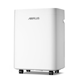 AIRPLUS 5000 Sq.Ft 80 Pint Dehumidifier for Basements,1.3gallon Water Tank,Smart Dehumidifiers for Home,Dehumidifier with Drain Hose for garage,basement,bathroom