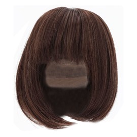 DIY Doll Short Wigs, Doll Wig Girls Gift Straight Hair Wig for Dolls Various Identities (#1)