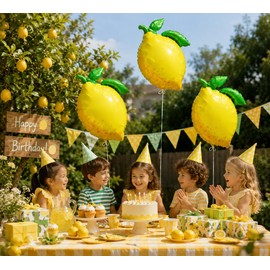 Yellow Lemon Balloons,Lemonade Balloons for Freshly Graduated Lemon Decor,She Found Her Main Squeeze Bridal Shower,Summer Lemonade Decor,BBQ,Aloha Hawaiian Party,Citrus party decor