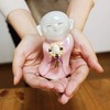 Mini Urn Praying Jizo Keepsake Mino Ware Urn Case with
