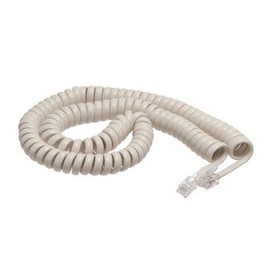 Handset Cord 15 Ft Frost (Off-White)
