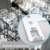 Briny River 2pcs Dishwasher Mounting Bracket 00170664 Compatible with Bosch