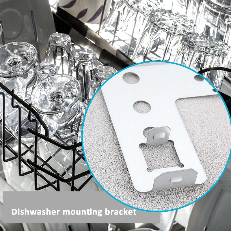 Briny River 2pcs Dishwasher Mounting Bracket 00170664 Compatible with Bosch