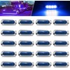 AOXLFU 20PCS Blue 12-24V LED Trailer Lights Side Marker Lights