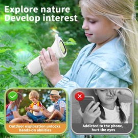 Crspexi Microscope, Digital Microscope,Holding Magnifying Glasses，2’’ IPS,2 MP,4 Zoom Buttons,1000x Magnification,Observe Circuit Boards/Plants/Coins/Hair/Insects,Christmas,Birthday,Edu Gifts.