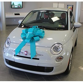 22" Big Magnetic Car Bow - Made in USA (Teal)