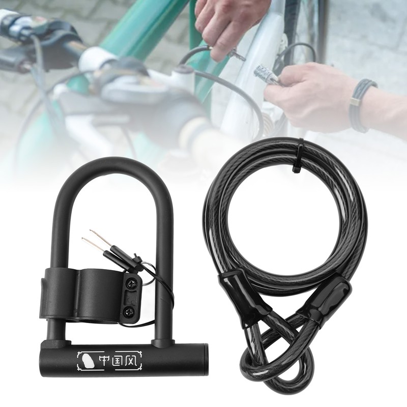 Bike U Lock Waterproof Rustproof Bike Heavy Duty High Security