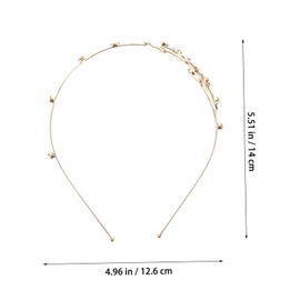 Healeved Elegant Rhinestone Branch Headband for Women Wedding Bride Hair Accessory Lightweight Durable Fashion Hairband for Parties and Special Occasions