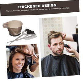 WOONEKY 1set Complete Hair Dye Kit Bowl Brush Oil Applicator Dye Brush Bowl Set for Professional Salons Home Use Hair Coloring Tool Kit