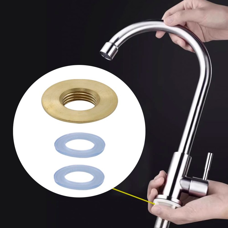 Lock Nuts to Secure Faucet 1/2 Inch Brass for Installation